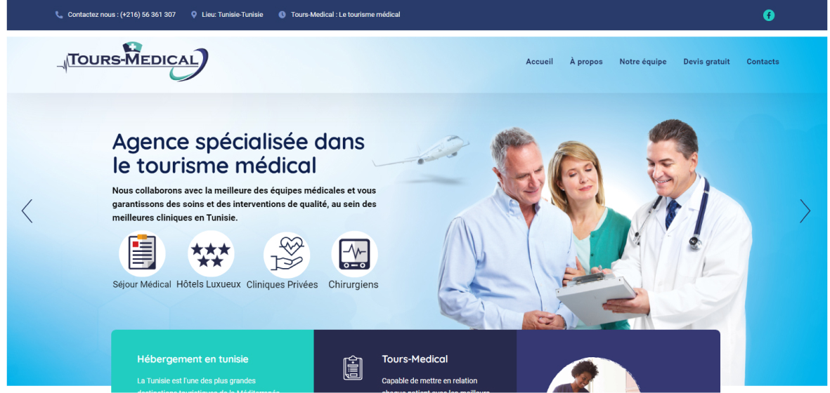 hello web Tours Medical