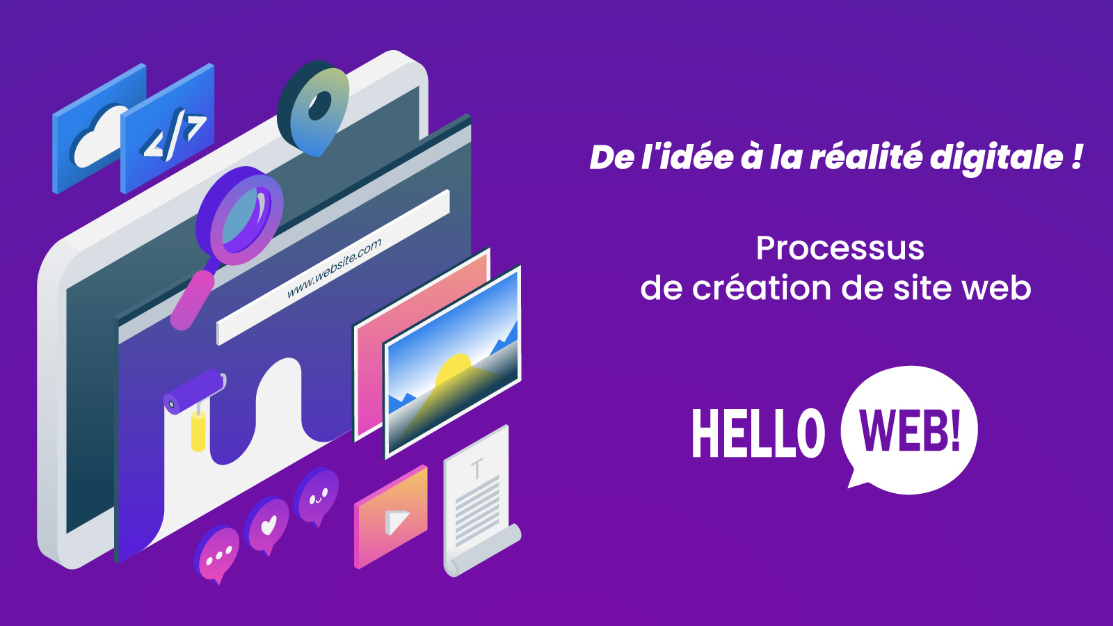 Processus de création de site web